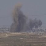 Gaza, fumo ed esplosioni nel sud dopo raid Idf