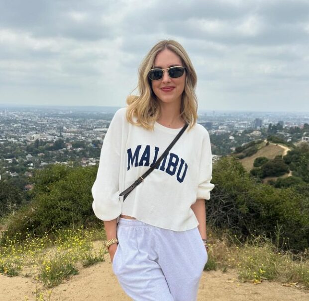 Chiara Ferragni scatenata con gli amici a Los Angeles