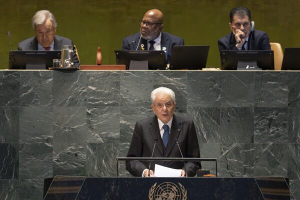 New York - Il Presidente della Repubblica Sergio Mattarella al Palazzo di Vetro delle Nazioni Unite