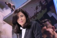 RAI - trasmissione Porta a Porta sulla guerra a Gaza ospite Abeer Odeh ambasciatrice ANP in Italia