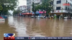 Cina, piogge torrenziali nella provincia del Guangxi
