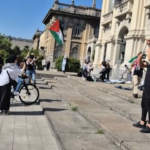Milano, studenti pro Palestina si accampano davanti alla sede del Politecnico