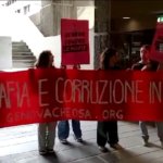 Liguria, presidio fuori dalla Regione per chiedere dimissioni Toti