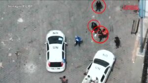 Medioriente, Idf pubblica video: “A Rafah terroristi vicini a auto Onu”