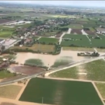 Maltempo, allagate intere zone del Veneto: le immagini dall’alto