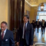 Inter, la squadra a Palazzo Marino per ricevere l’Ambrogino d’oro