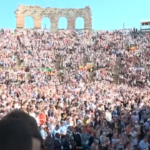 Verona, in 12.500 all’Arena per Papa Francesco