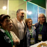Spagna, il presidente di Vox Abascal alla convention di estrema destra ‘Europa Viva 24’