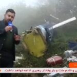 Raisi, tv di stato iraniana mostra i resti dell’elicottero