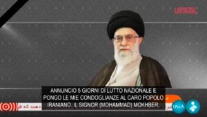 Raisi, 5 giorni di lutto e poteri a interim a Mokhber: il messaggio di Khamenei