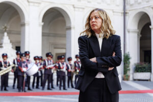 Palazzo Chigi - Giorgia Meloni incontra il Presidente della Repubblica di Lettonia Edgars Rinkēvičs