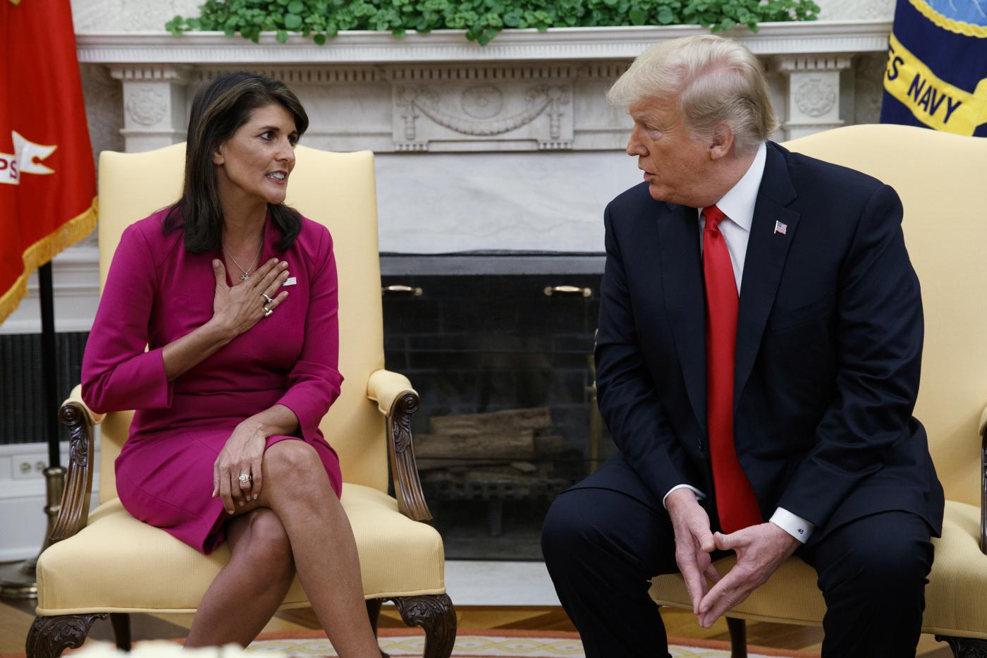 Usa, Trump annuncia: “Nikki Haley farà parte della nostra squadra”