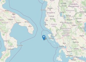 Terremoto di magnitudo 3.8 nel Mar Ionio al largo Puglia