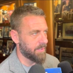 Daniele De Rossi ritira il premio Ussi Roma