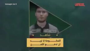 Gaza, Jihad islamica pubblica video di un ostaggio: “Nei prossimi giorni scoprirete la verità”