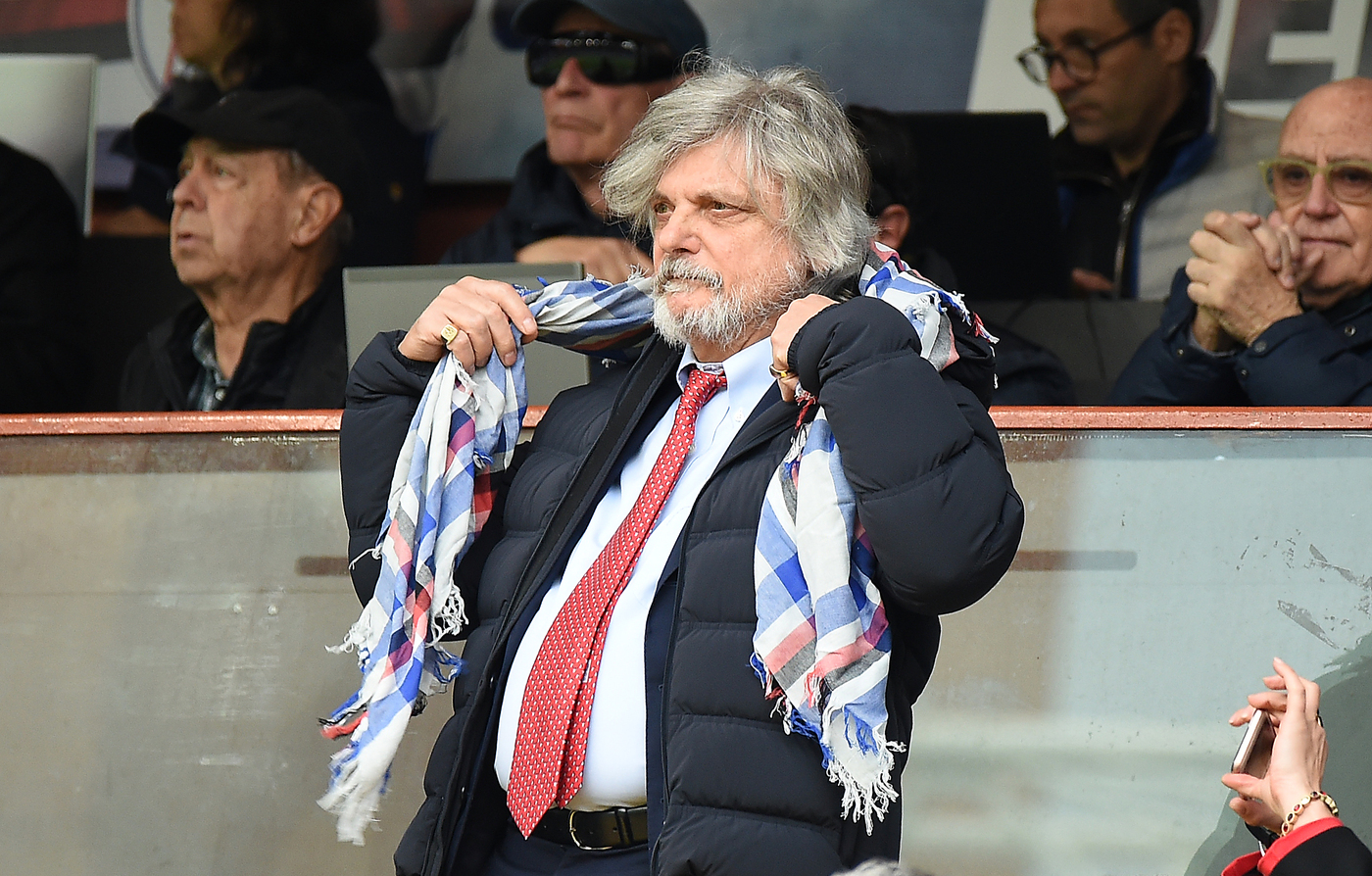 Sampdoria, Ferrero: “Nessun accordo con Manfredi, sua firma mai arrivata”