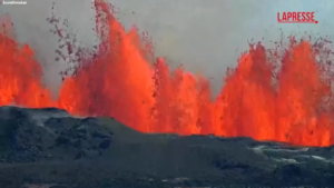 Islanda, nuova eruzione nella penisola Reykjanes