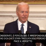 Processo Trump, Biden: “Pericoloso affermare che sia truccato perché non piace il verdetto”
