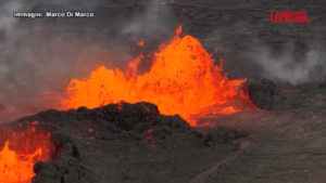 Islanda, nuova eruzione vulcanica: muro di lava di 50 metri