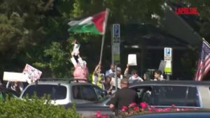 Usa, Biden contestato nel Delaware da una folla di pro-palestinesi