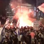 Tel Aviv, scontri tra manifestanti e polizia a corteo contro Netanyahu