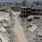 Gaza, la distruzione delle città di Khan Younis e Rafah
