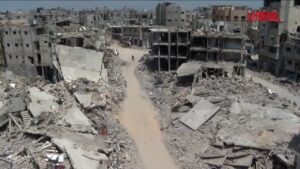 Gaza, la distruzione delle città di Khan Younis e Rafah