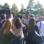 Caso Kercher, l’arrivo di Amanda Knox al Tribunale di Firenze