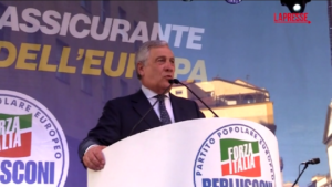 Europee, FI Tajani chiude campagna con dedica a Berlusconi