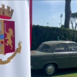 Roma, in esposizione le auto storiche della Polizia