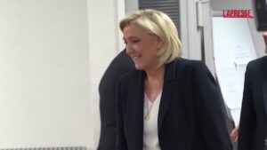 Europee, Francia: Marine Le Pen vota a Henin-Beaumont