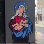 Milano, arriva “santa Giorgia”: un murales celebra il successo di Meloni