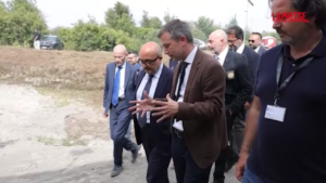 Pompei, Sangiuliano visita i nuovi scavi dell’area di Civita Giuliana