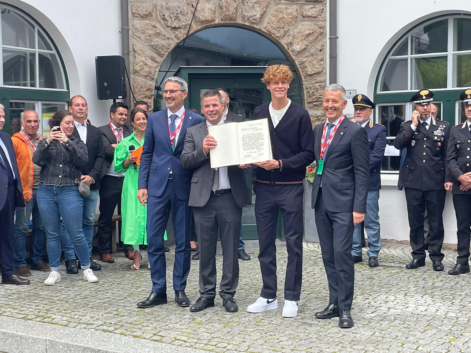 Jannik Sinner in Alto Adige, oggi la festa a Sesto Pusteria