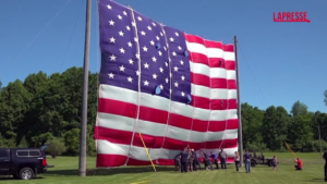 Wisconsin, a Waubeka si celebra il Flag Day