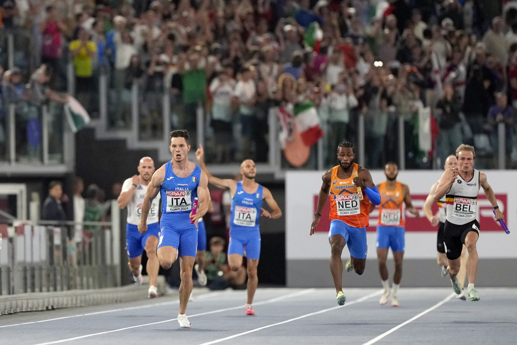 Europei atletica, Italia oro nella 4×100 maschile Europei atletica, Italia oro nella 4×100 maschile