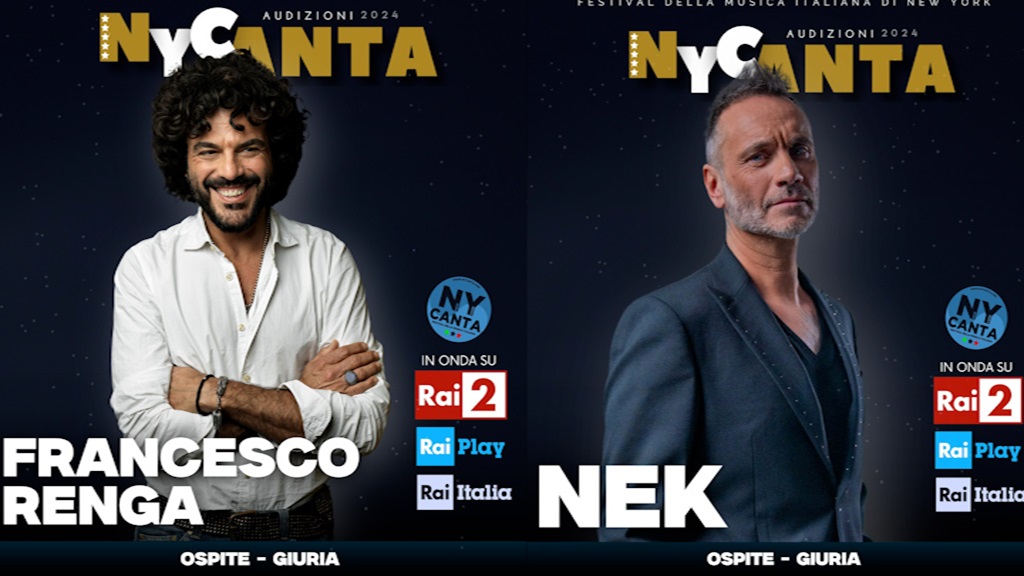 Usa, Renga e Nek ospiti Festival Musica Italiana New York