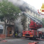 Milano, 3 morti e 4 feriti per incendio in autofficina