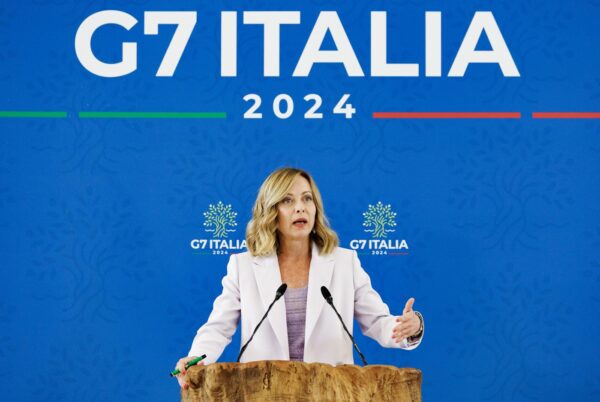 Borgo Egnazia - Conferenza stampa di Giorgia Meloni al termine del G7