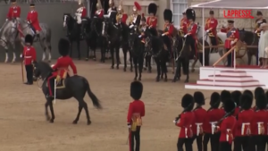 Londra, Re Carlo riceve il saluto dei soldati a Buckingham Palace