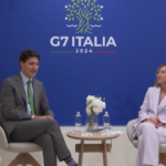 G7, Meloni incontra il premier canadese Trudeau