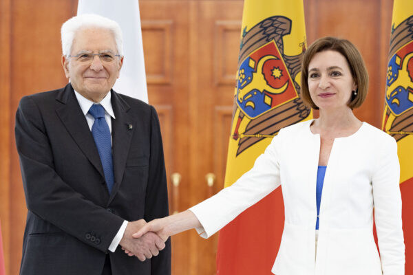 Sergio Mattarella in occasione della visita Ufficiale nella Repubblica di Moldova