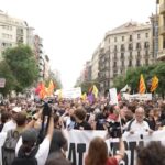 Barcellona, protesta contro il road show della F1
