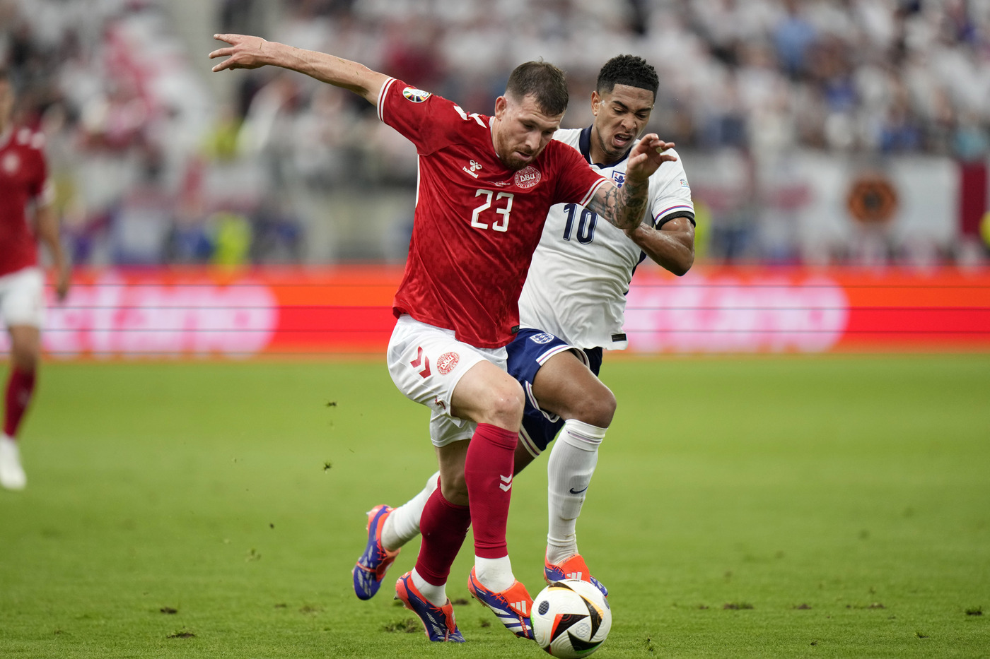 Euro 2024, Danimarca-Inghilterra 1-1: Hjulmand risponde a Kane