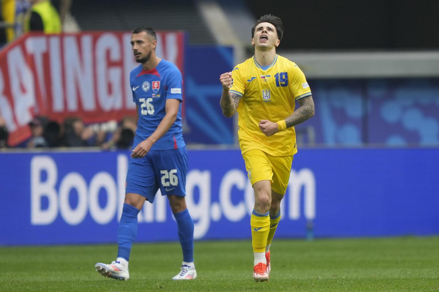 Euro 2024, Slovacchia-Ucraina 1-2: vittoria in rimonta per la squadra di Rebrov Euro 2024, Slovacchia-Ucraina 1-2: vittoria in rimonta per la squadra di Rebrov