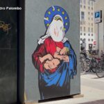 Milano, vandalizzato il volto della premier Meloni nel murale “Santa Giorgia”