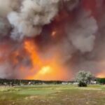 Nuovo Messico, incendio a Ruidoso: gente in fuga tra le fiamme