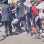 Los Angeles, manifestazione pro Palestina davanti a sinagoga: scontri