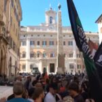 Ddl sicurezza, manifestazione a Montecitorio