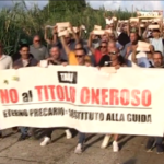 Roma, il sindaco Gualtieri contestato dai tassisti